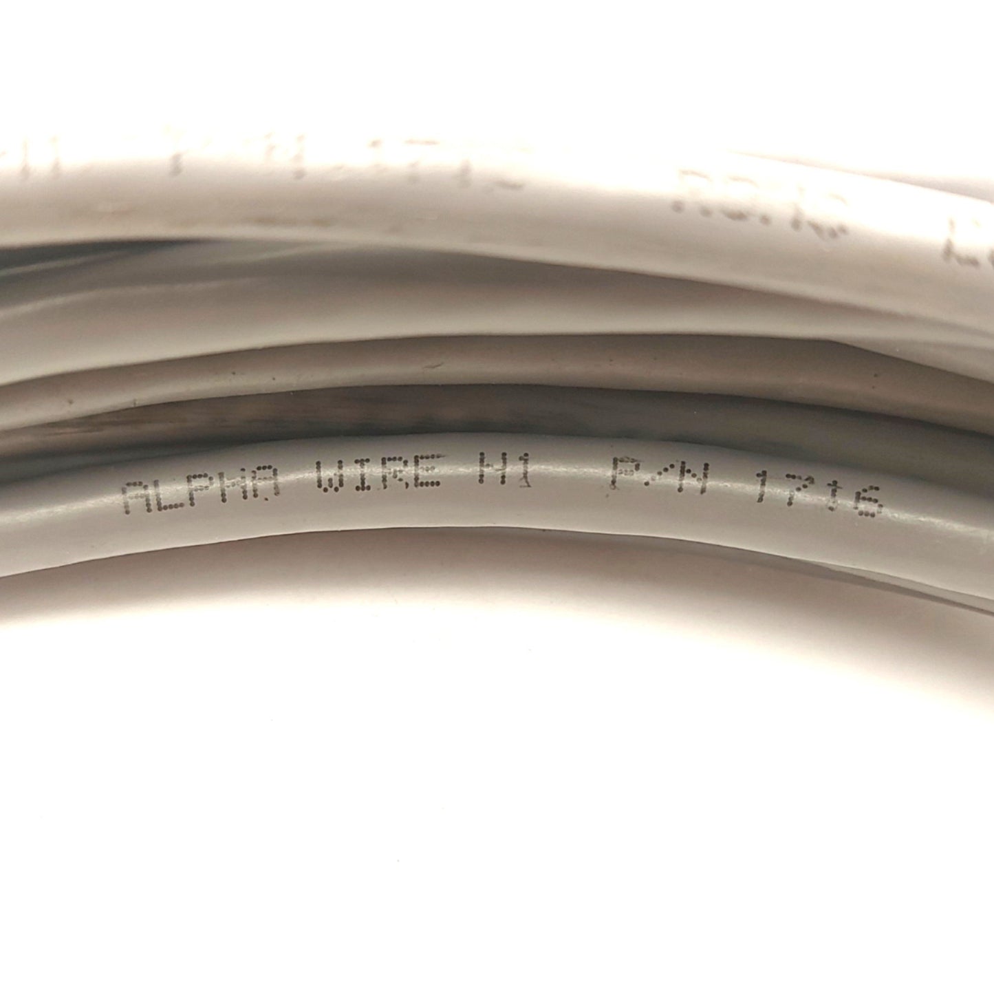 Used Alpha Wire 1716 Signal Wire, 5x 20AWG Conductor, 4.4 Twists/ft, 600V, 40' Long