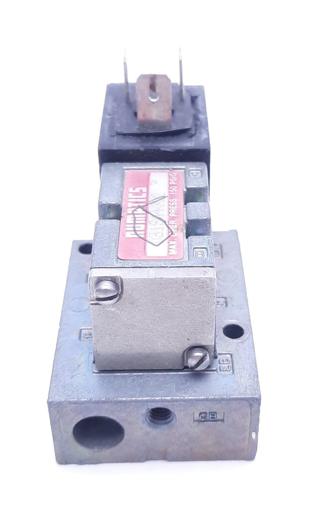 Used Numatics 031SA4002 Solenoid Valve Assembly With (1) 237-572B Solenoid 120 VAC