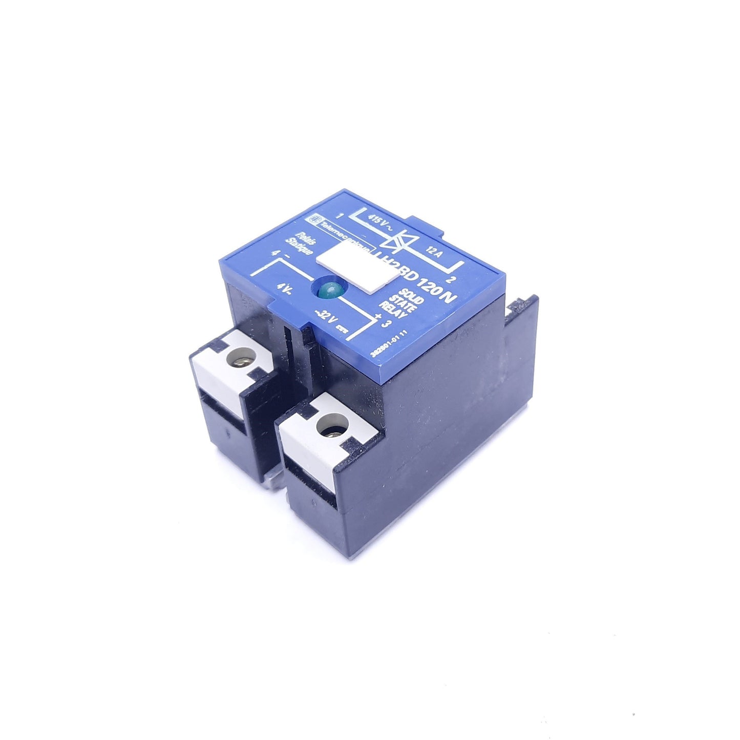 Used Telemecanique LH2 BD 120 N Solid State Relay, 4-32VDC Coil Voltage, 415VAC, 12A