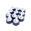Used Lot of 11 Clear White Plastic Selector Switches/Actuators, M30x1.5 Thread