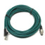 Used Cognex 849011003 Ethernet Cable 8-Wire RJ45 to M12 Green Male to Male, 5m Length