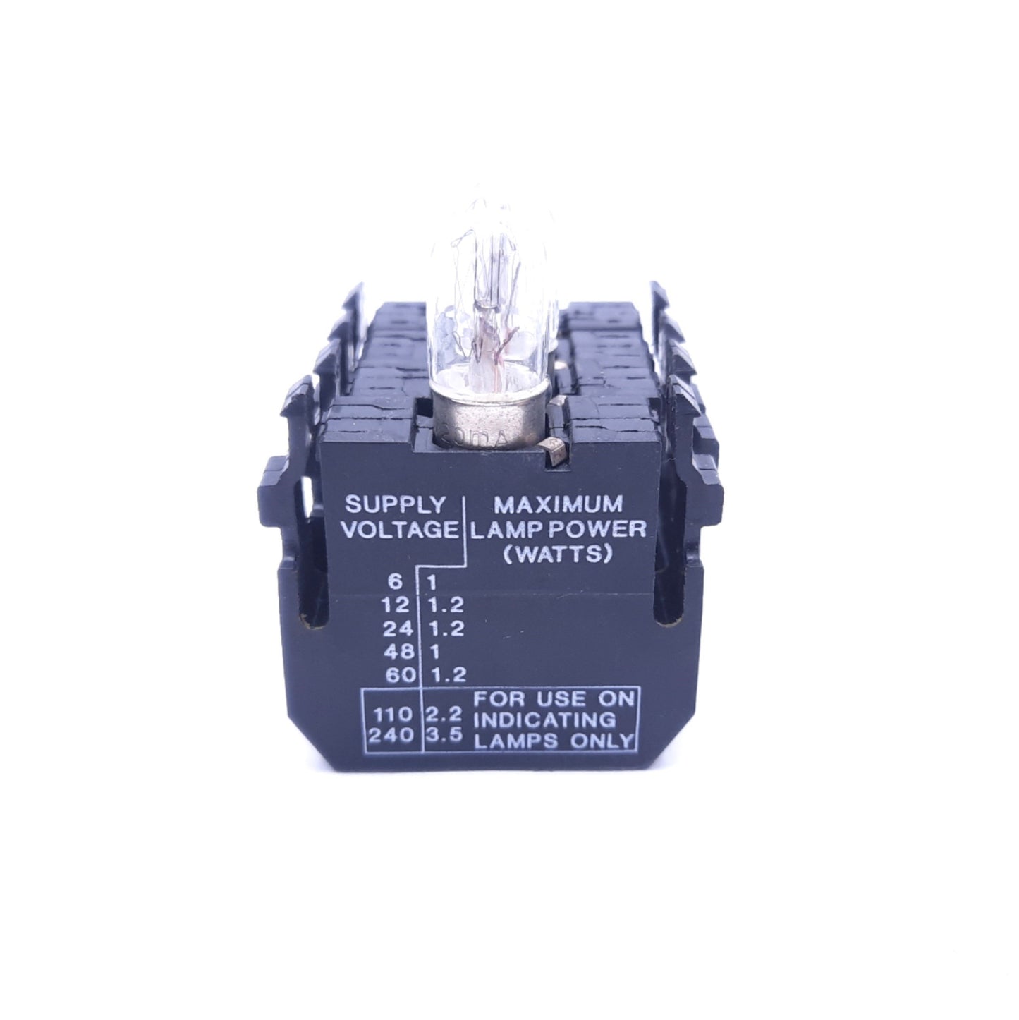 Used Lot of 4 Cutler-Hammer E22D Series A1 Light Module Contact Blocks, 250V, 1-3.5W