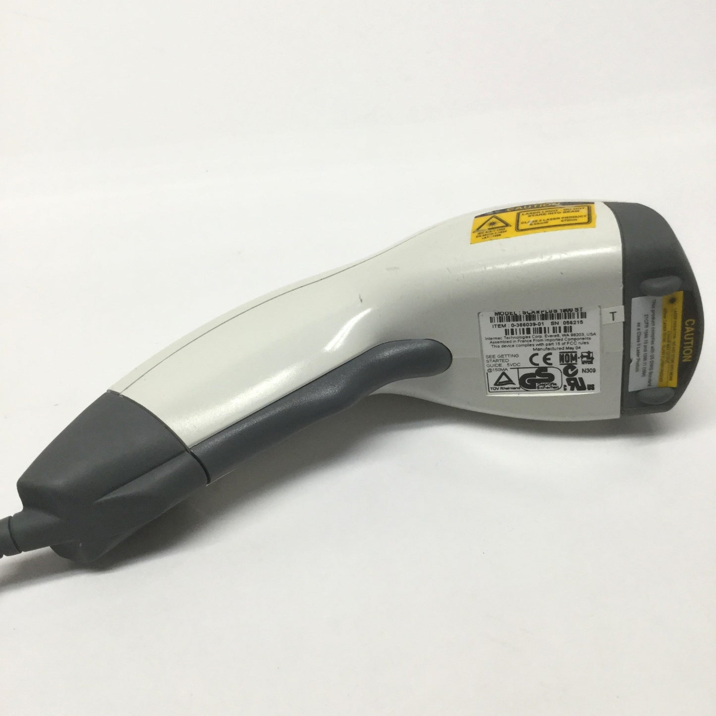 Used Intermec Scanplus 1800 ST Handheld Barcode Laser Scanner Reader, USB Cable