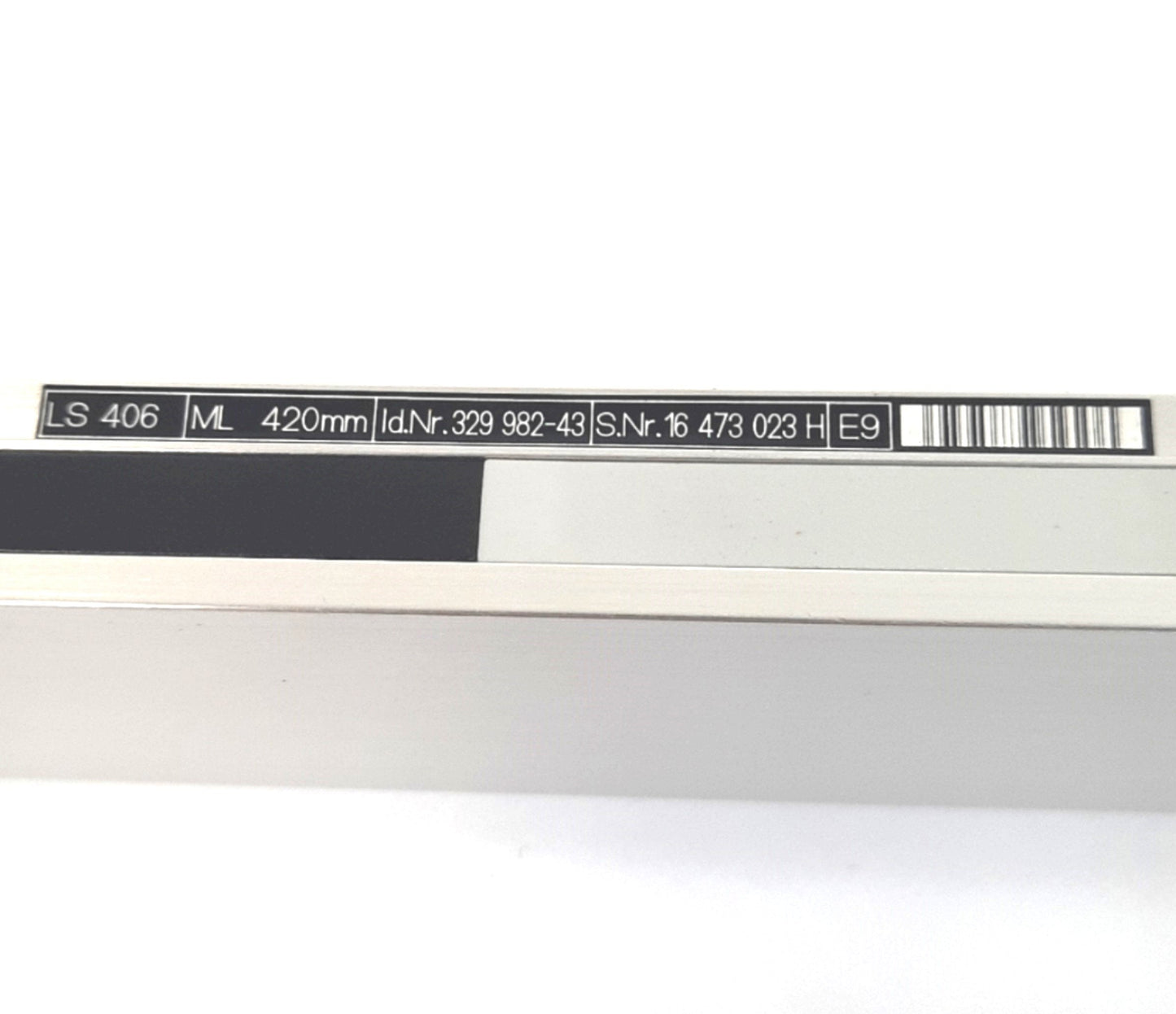 Used Heidenhain LS 406 Linear Encoder Measuring Length 420mm Total 557mm, 329 982-43