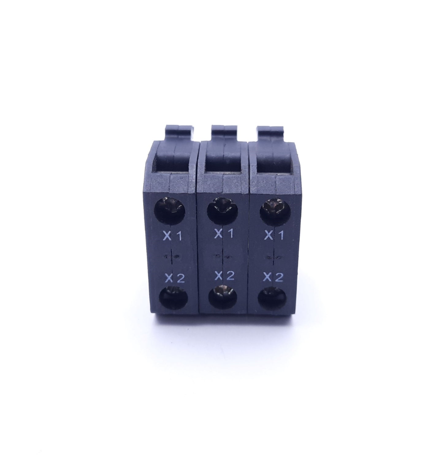 Used Lot of 3 Cutler-Hammer E22R2 Light Module Contact Blocks, 110-120V, 1.2W Lamp