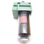 Used Numatics L21L-04C Oil Auto Air Lubricator Oiler, 1/2" NPT, With 3/8" NPT Adapter