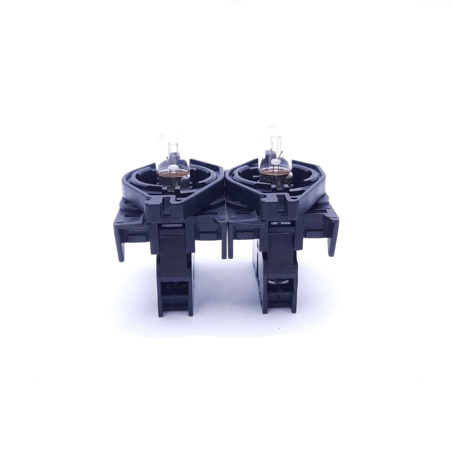 Used Lot of 2 Allen-Bradley 800E-3D0 Series A Light Module Contact Blocks With Mount