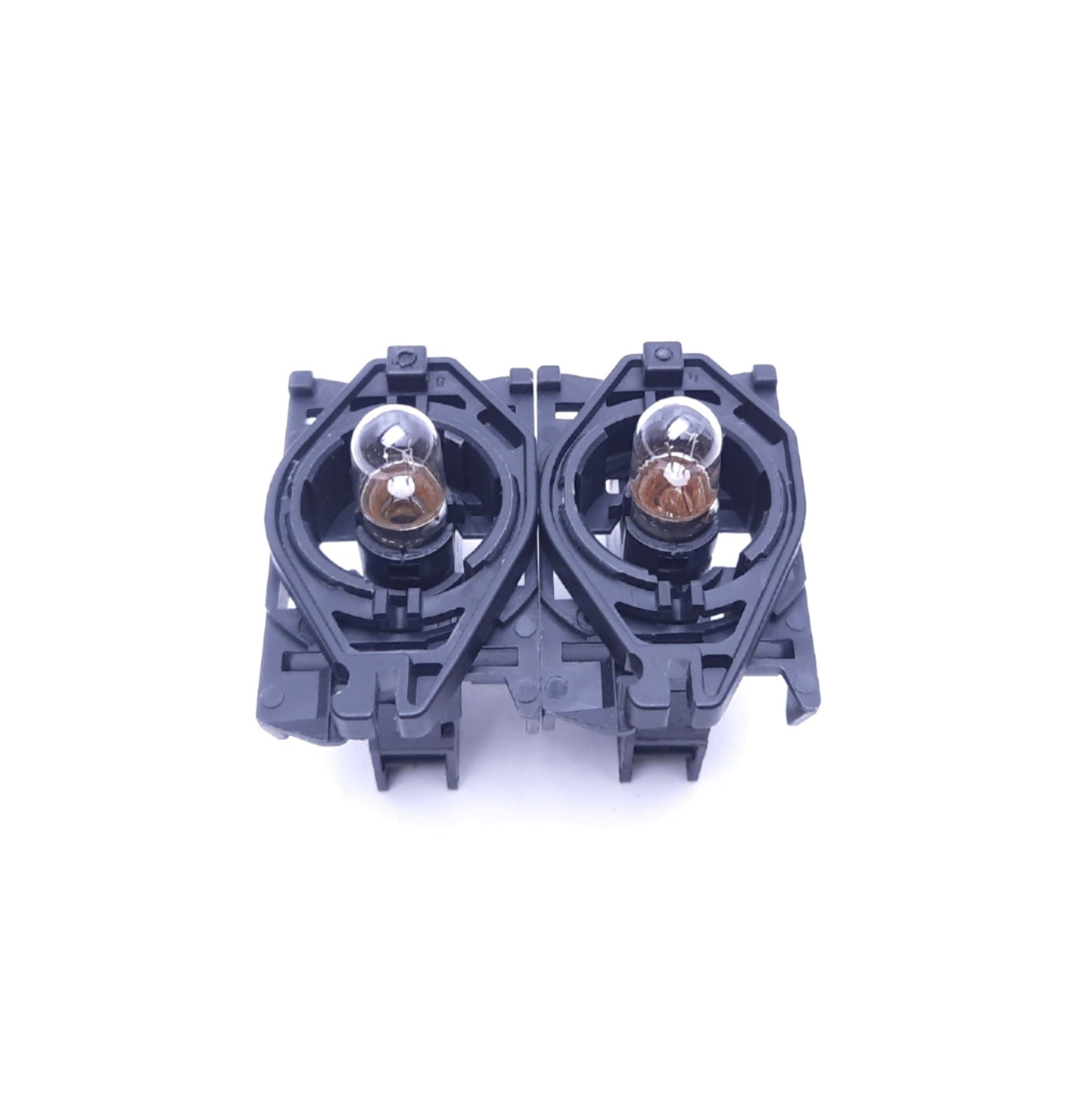 Used Lot of 2 Allen-Bradley 800E-3D0 Series A Light Module Contact Blocks With Mount