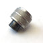 Used Lot of 6 Aluminum Knurled Adjustment Knobs, 1-1/4" Diameter, 3/8-16 Thread