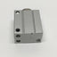 Used SMC CDUJB10-8D Mini Free-Mount Cylinder, 10mm Bore, 8mm Stroke, 0.7MPa M3 Ports
