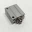 Used SMC CDUJB10-8D Mini Free-Mount Cylinder, 10mm Bore, 8mm Stroke, 0.7MPa M3 Ports