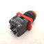 Used Schneider ZB2-BW0673 Amber Pilot Light Push Button Contact Circuit Board 2x NO