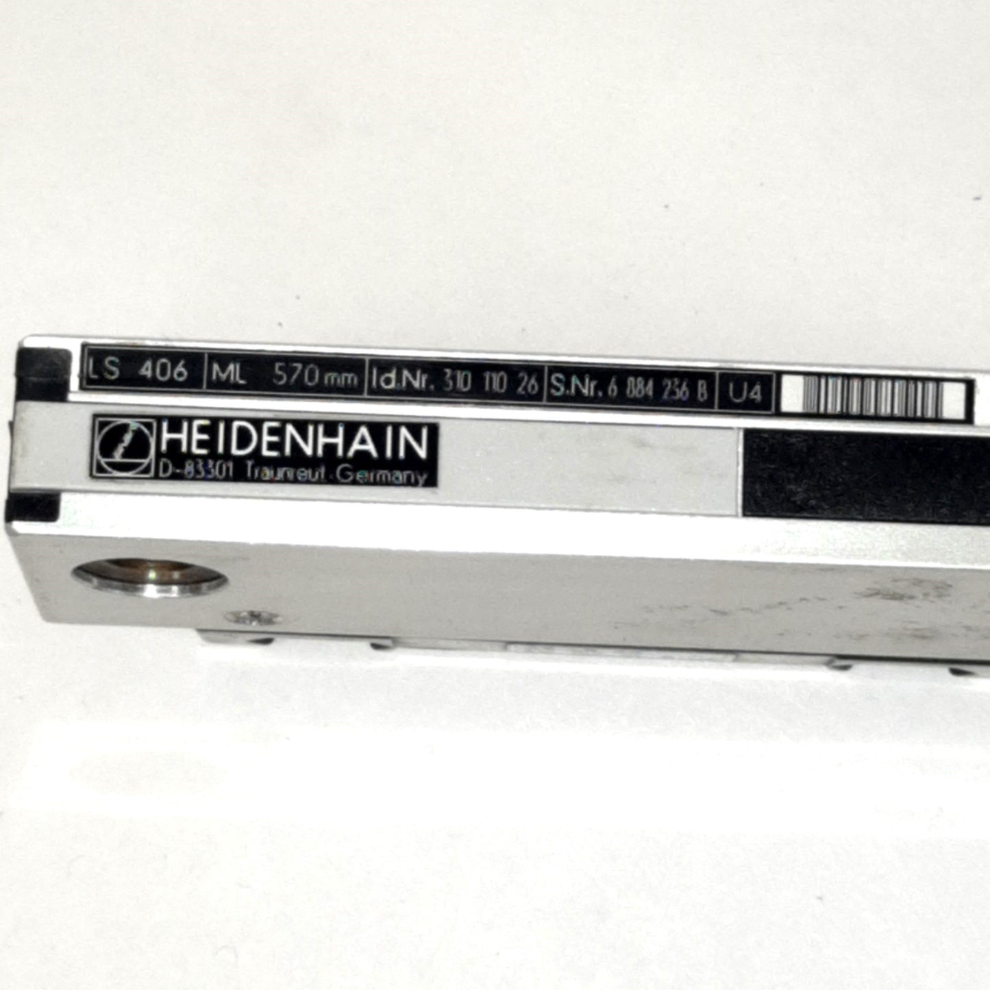 Used Heidenhain LS 406 Linear Encoder, Measuring Length: 570mm, 310 110 26