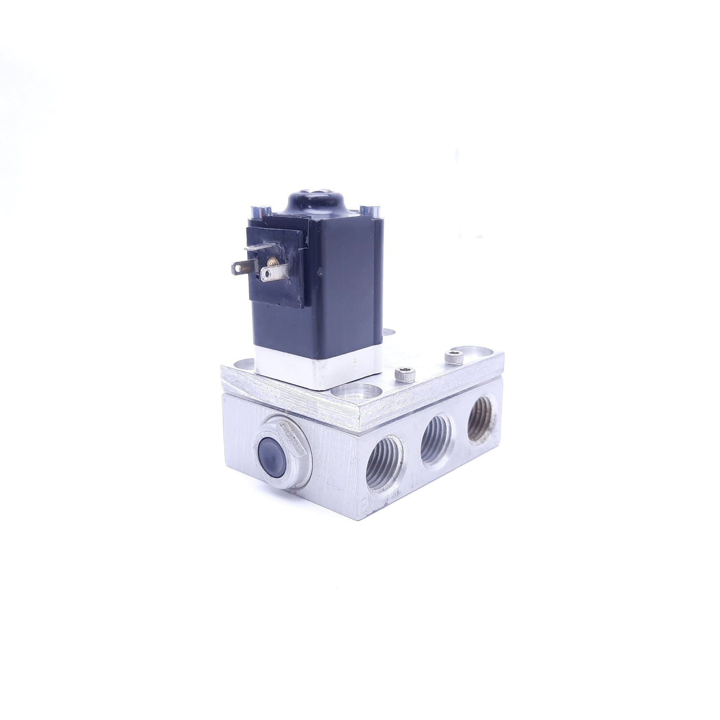 Used Humphrey 42E1-LW 39 24VDC Solenoid With 2 1/4" Valve, 3/8" NPT, 1/4" NPT Ports