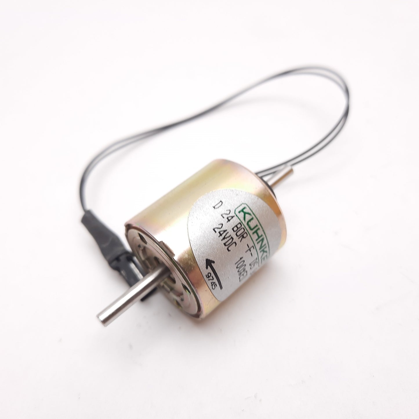 Used Kuhnke D-24-BOR-F-DS 9420 Laser Shutter Safety Interlock Rotary Solenoid, 24VDC