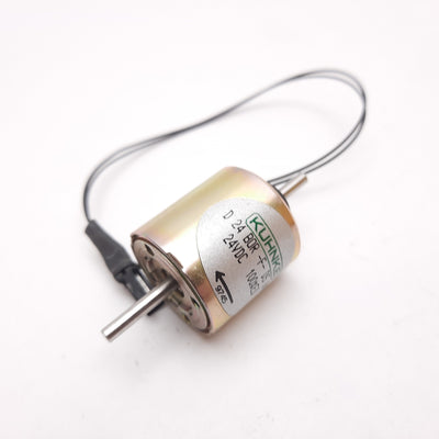 Used Kuhnke D-24-BOR-F-DS 9420 Laser Shutter Safety Interlock Rotary Solenoid, 24VDC