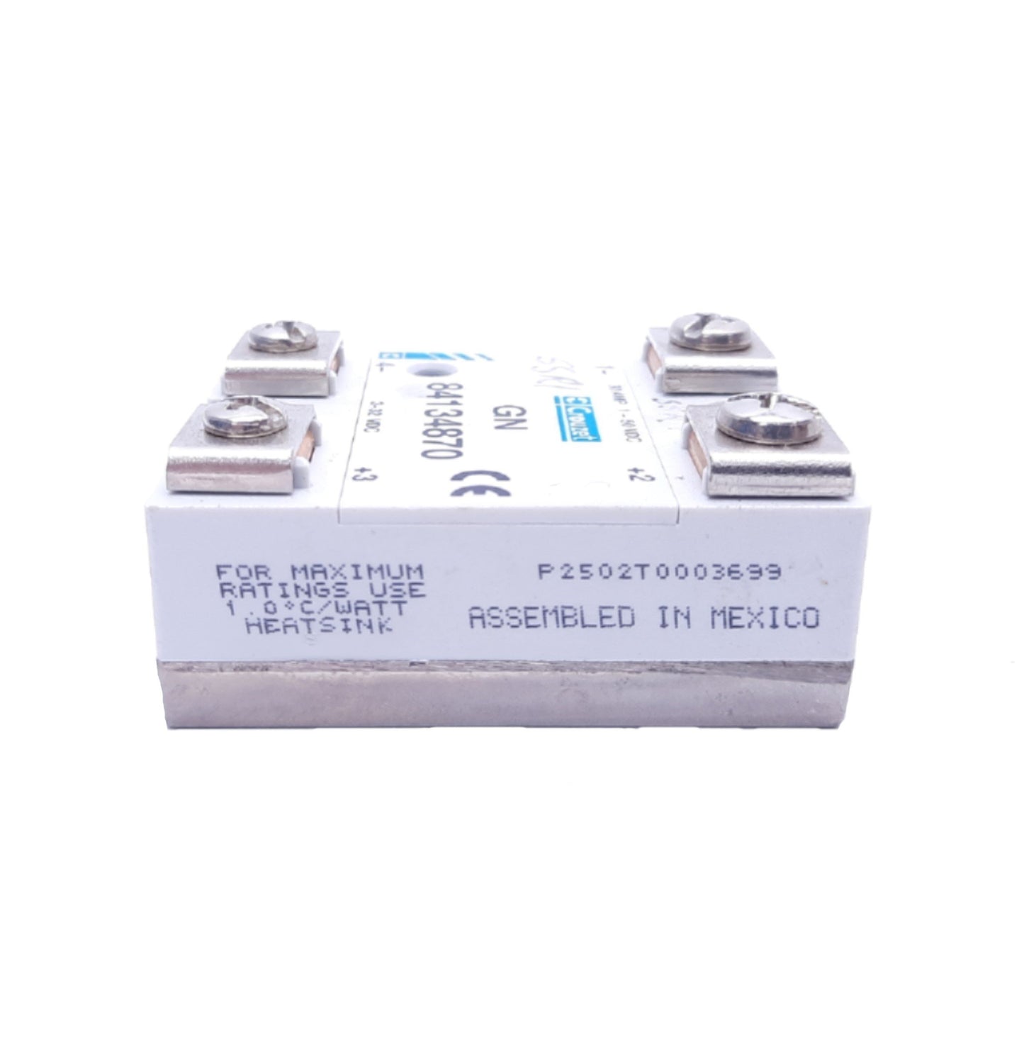 Used Crouzet GN 84134870 Solid State Relay, 3-32 VDC Input, 1-50 VDC/30 A Output