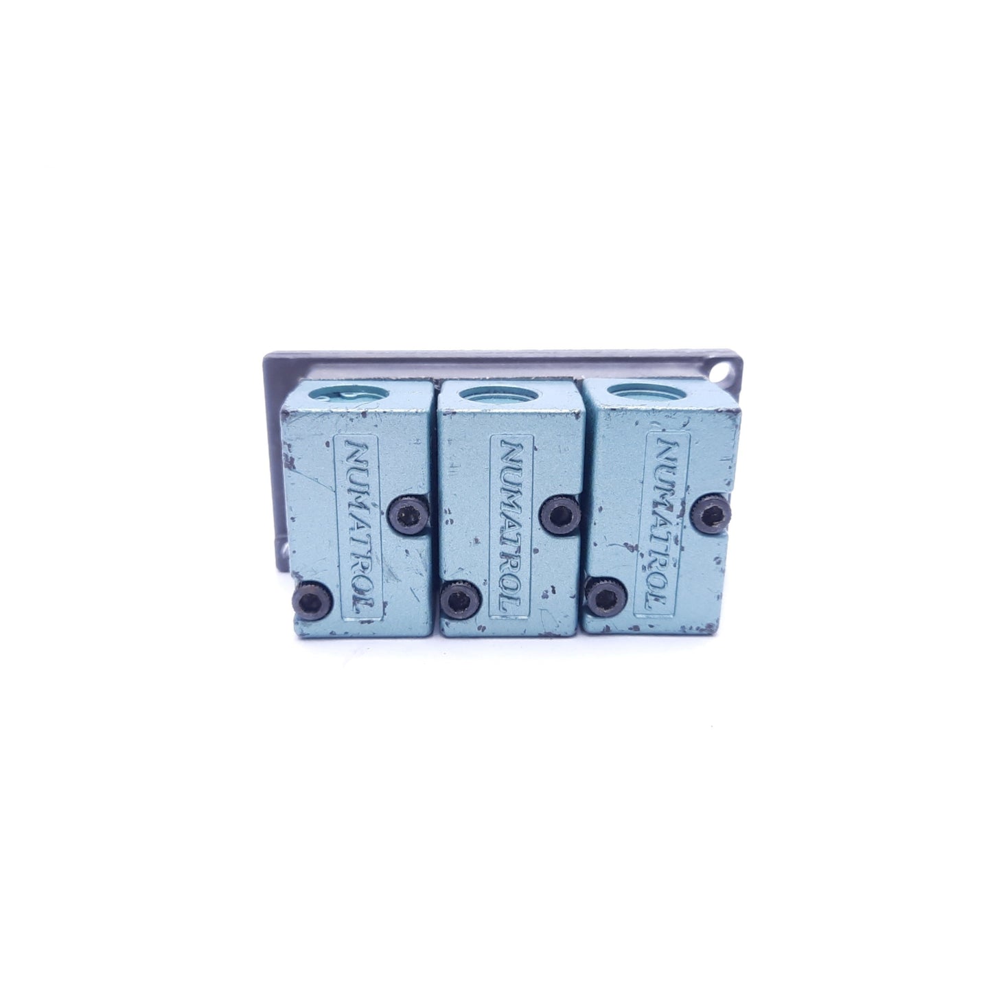 Used Numatics Numatrol ORO-1106 Shuttle Valve, 1.5-80 PSIG, 1/8" NPT Ports