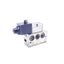 Used Numatics 031SA415E 150 PSIG Solenoid Valve & Base With 236-115B Solenoid, 24 VDC
