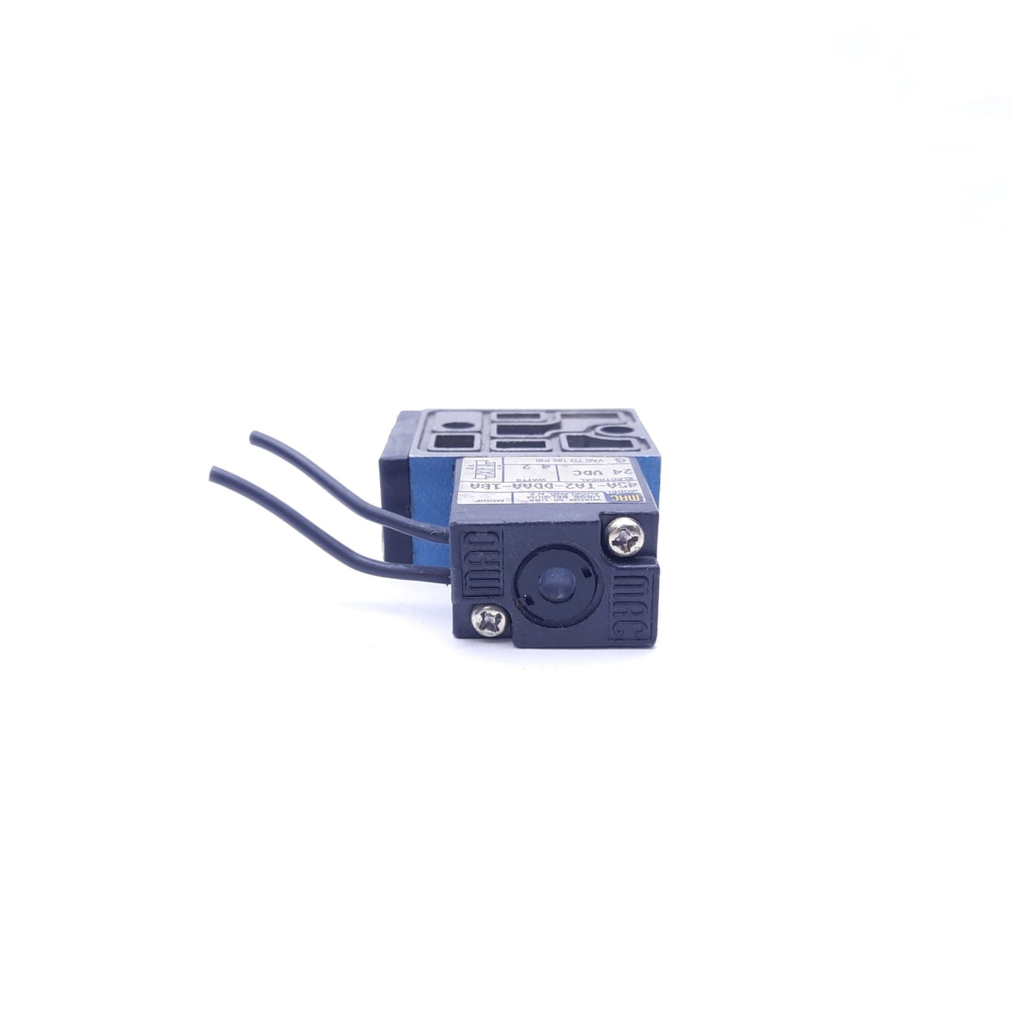 Used MAC Model 45A-TA2-DDAA-1BA Flow Control Solenoid Valve, 120 PSI, 24 VDC, 4.2 W