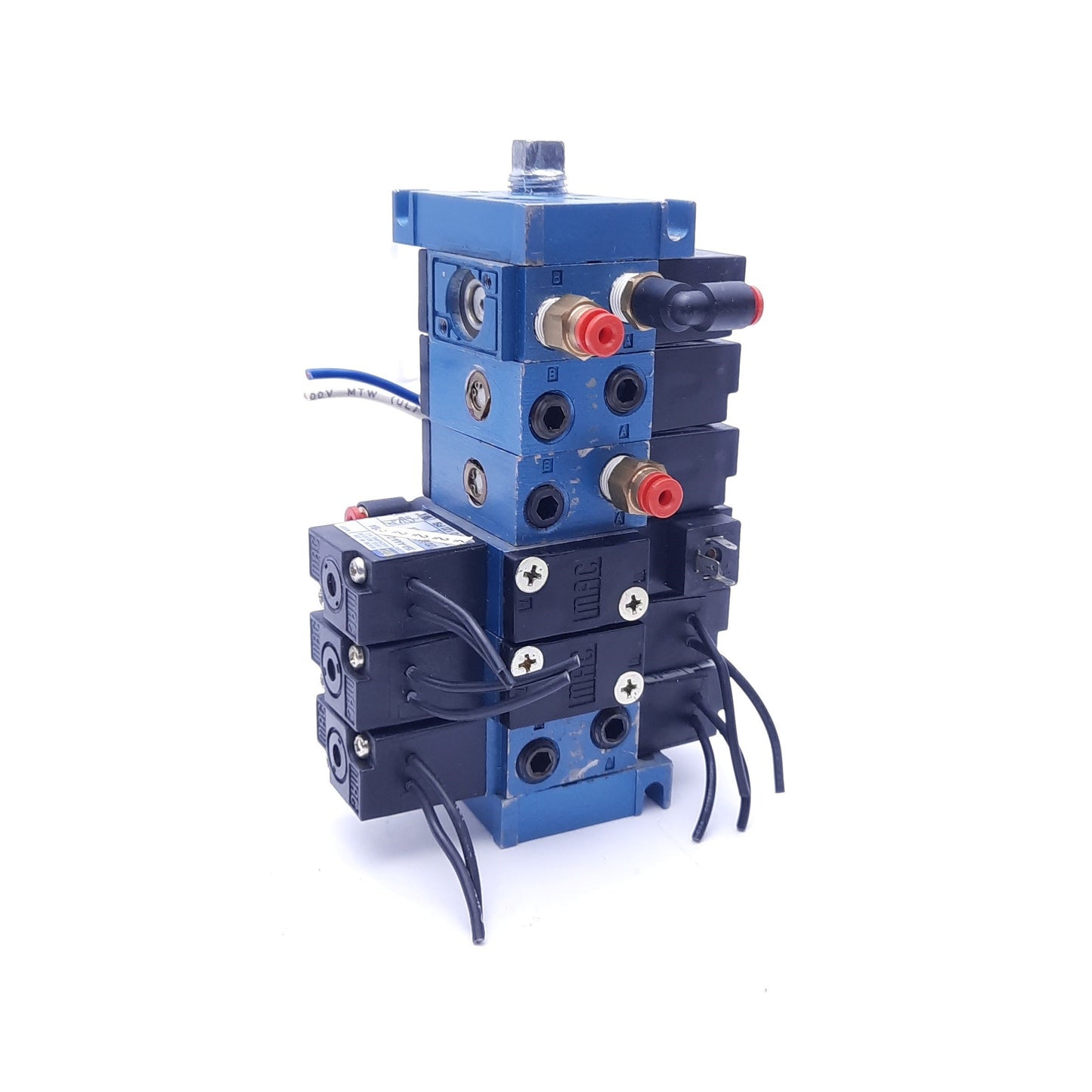 Used MAC Solenoid Bank (x4)45A-SA1-DAAJ-1KA (x2)35A-AAA-DAAA-1BA (x2)45A-SA2-DDAC-2MA