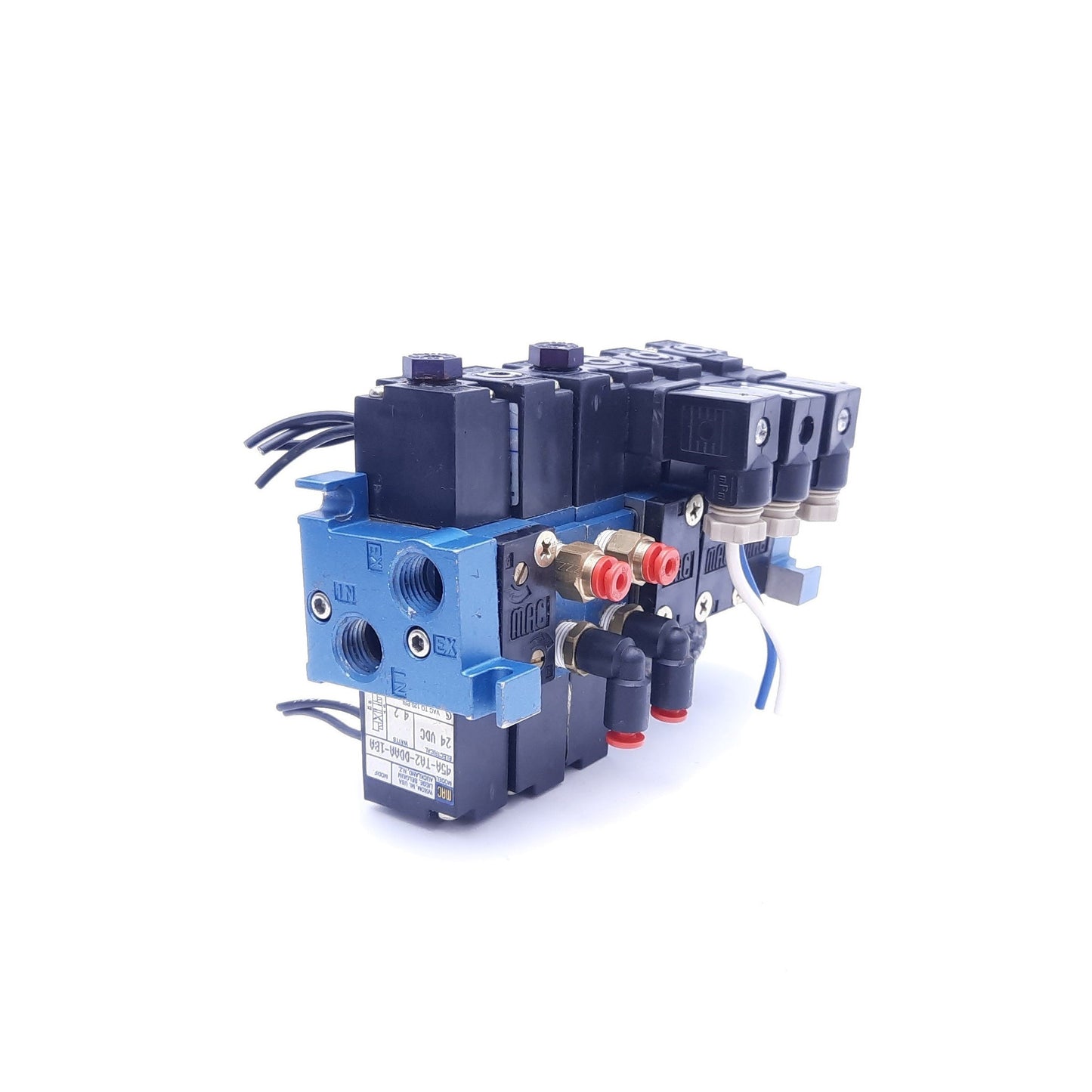 Used MAC Solenoid Bank (x4)45A-SA1-DAAJ-1KA (x2)35A-AAA-DAAA-1BA (x2)45A-SA2-DDAC-2MA