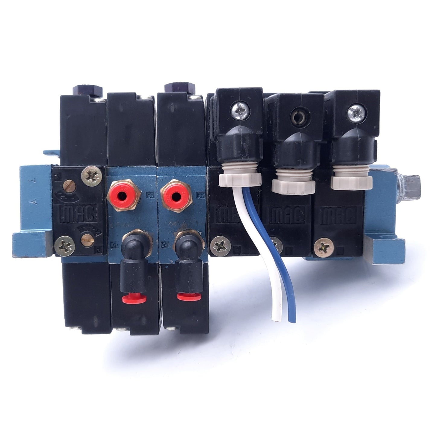 Used MAC Solenoid Bank (x4)45A-SA1-DAAJ-1KA (x2)35A-AAA-DAAA-1BA (x2)45A-SA2-DDAC-2MA