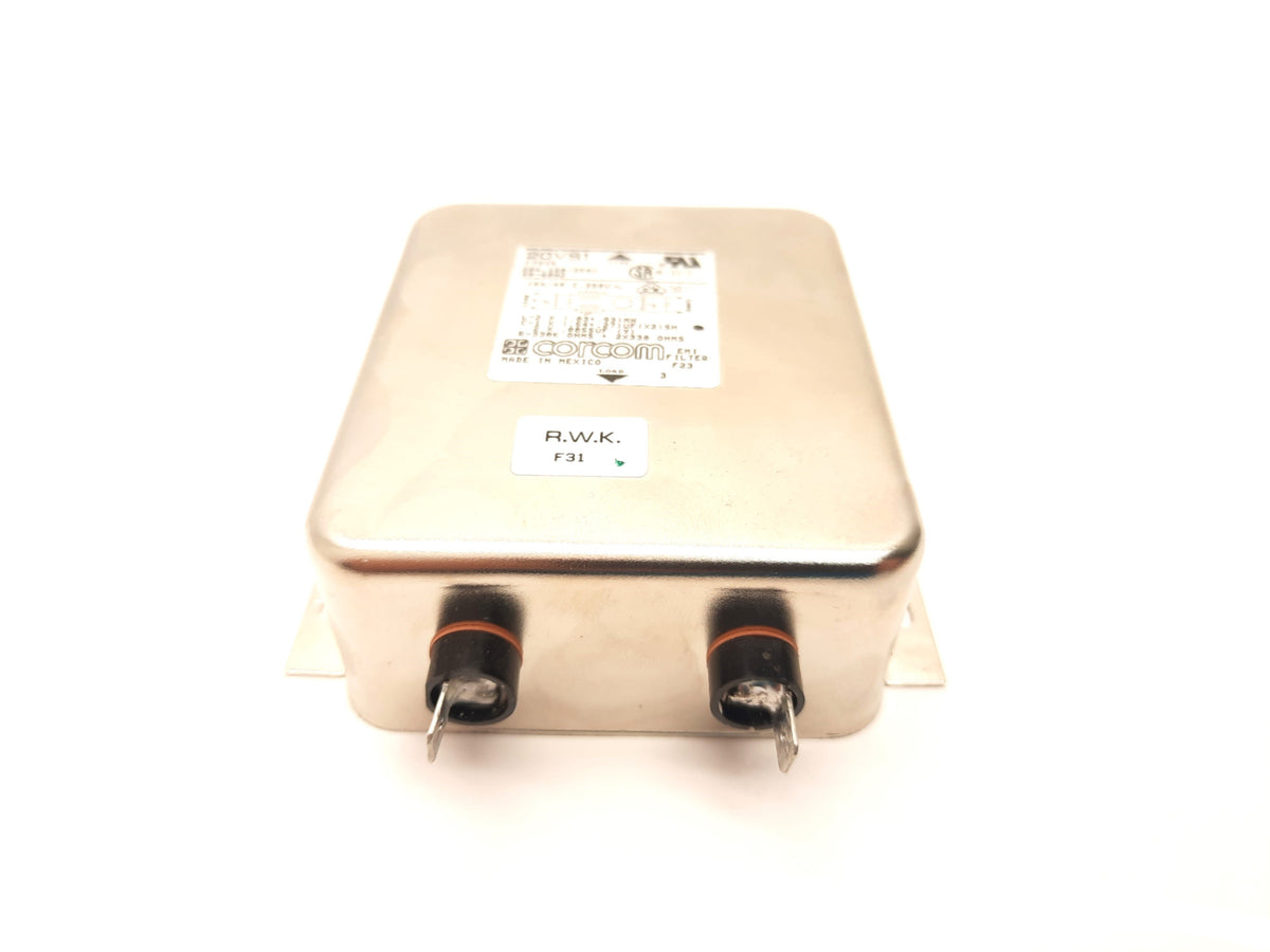 Corcom 20VS1 Line Filter 120/250VAC, 20A, 50/60Hz, Spade Terminals ...