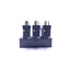 Used Bank of 3 MAC 45A-L00-DDAJ-1JM Solenoid Valves With Manifold, 24 VDC, 120 PSI