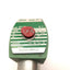 Used Asco Red-Hat 8320G1 Solenoid Valve Air Water Oil 100 PSI Ports: 1/8" NPT 120VAC