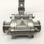 Used Modentic V-258TC Stainless Steel CF8M Sanitary Fitting Ball Valve DN40 1-1/2"