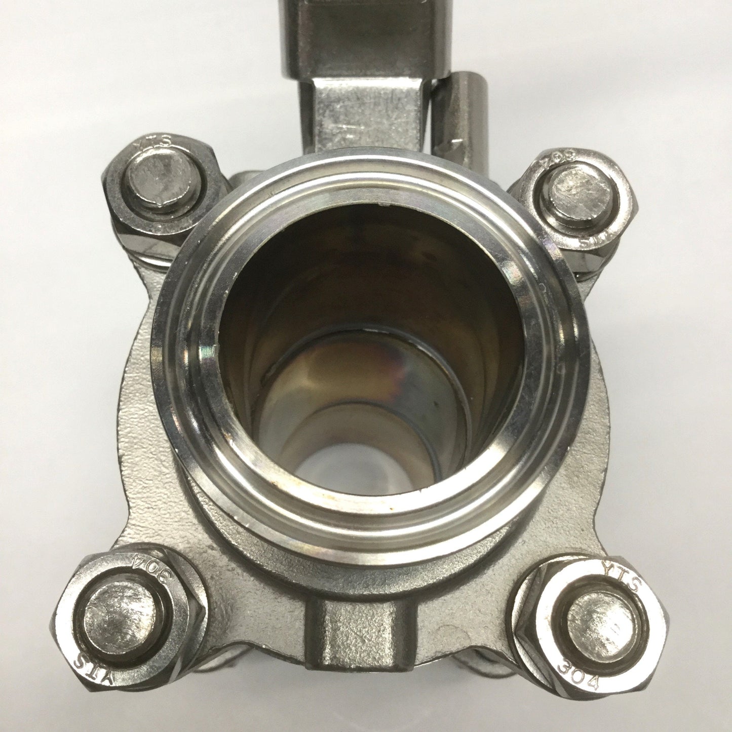 Used Modentic V-258TC Stainless Steel CF8M Sanitary Fitting Ball Valve DN40 1-1/2"
