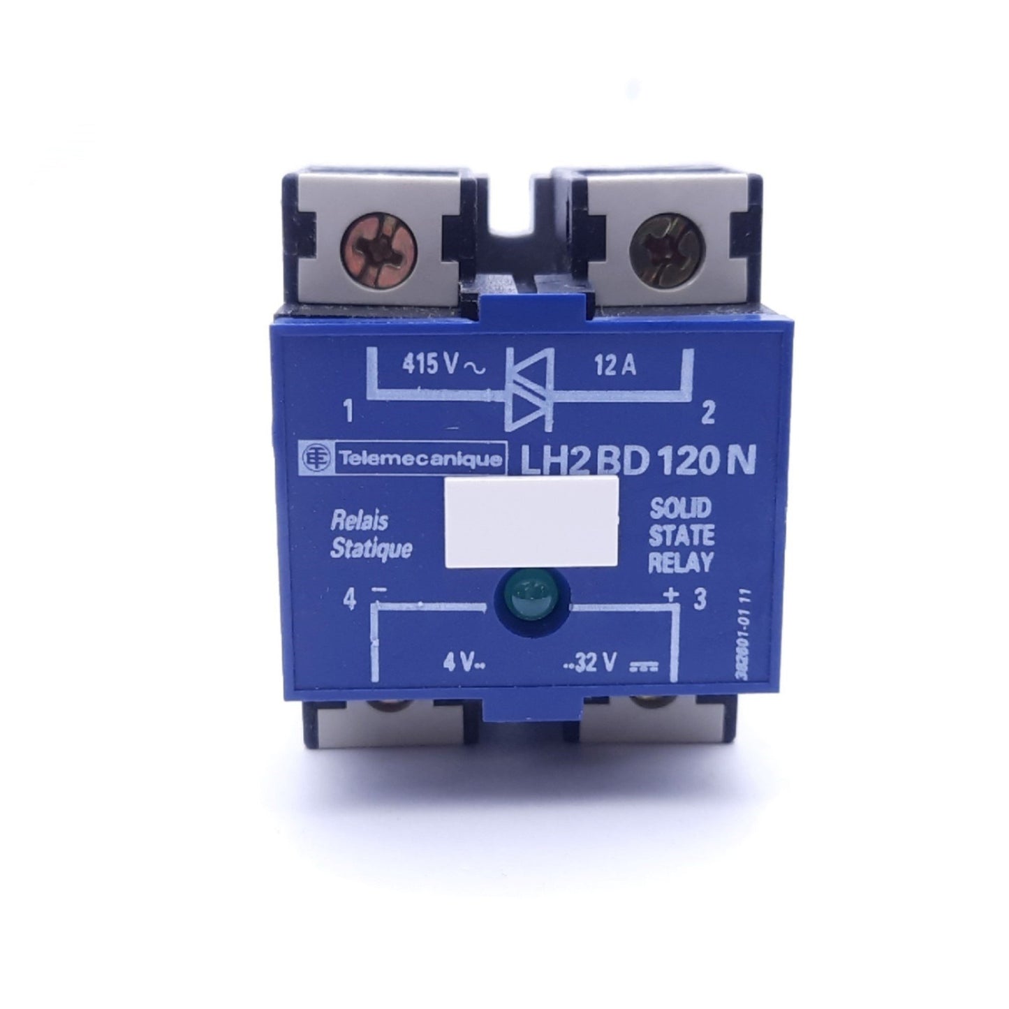 New – Open box Telemecanique LH2 BD 120N Solid State Relay, 415VAC 12A Input, 4-32 VDC Output