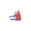 Used Lot of 2 Red Emergency Stop Push Twist/Maintained Switch Heads, 1-1/2" Diameter
