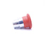 Used Lot of 2 Red Emergency Stop Push Twist/Maintained Switch Heads, 1-1/2" Diameter