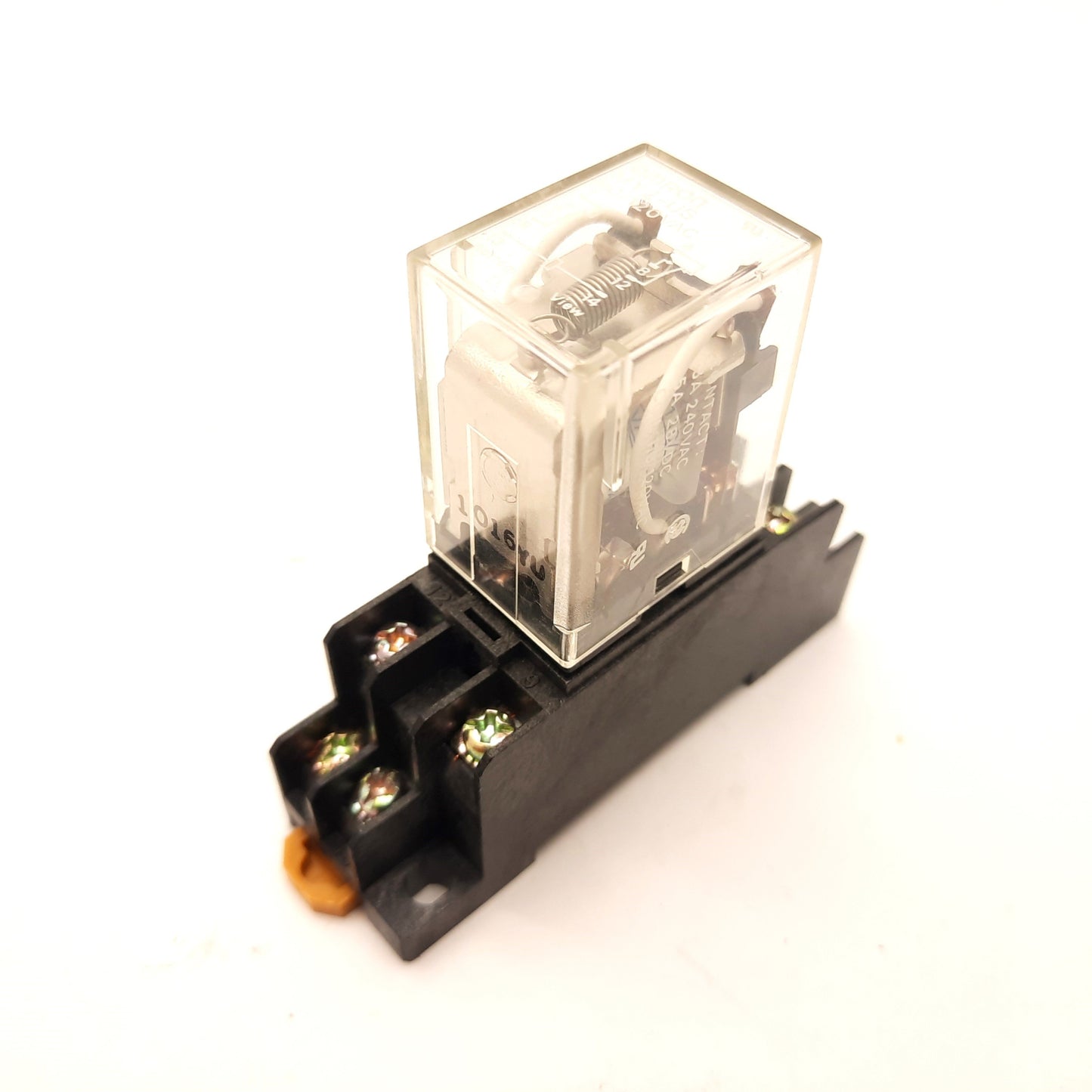 Used Omron MY2-US-SV Ice Cube Relay, DPDT, Coil: 24VDC, 5A 240VAC 28VDC & Base