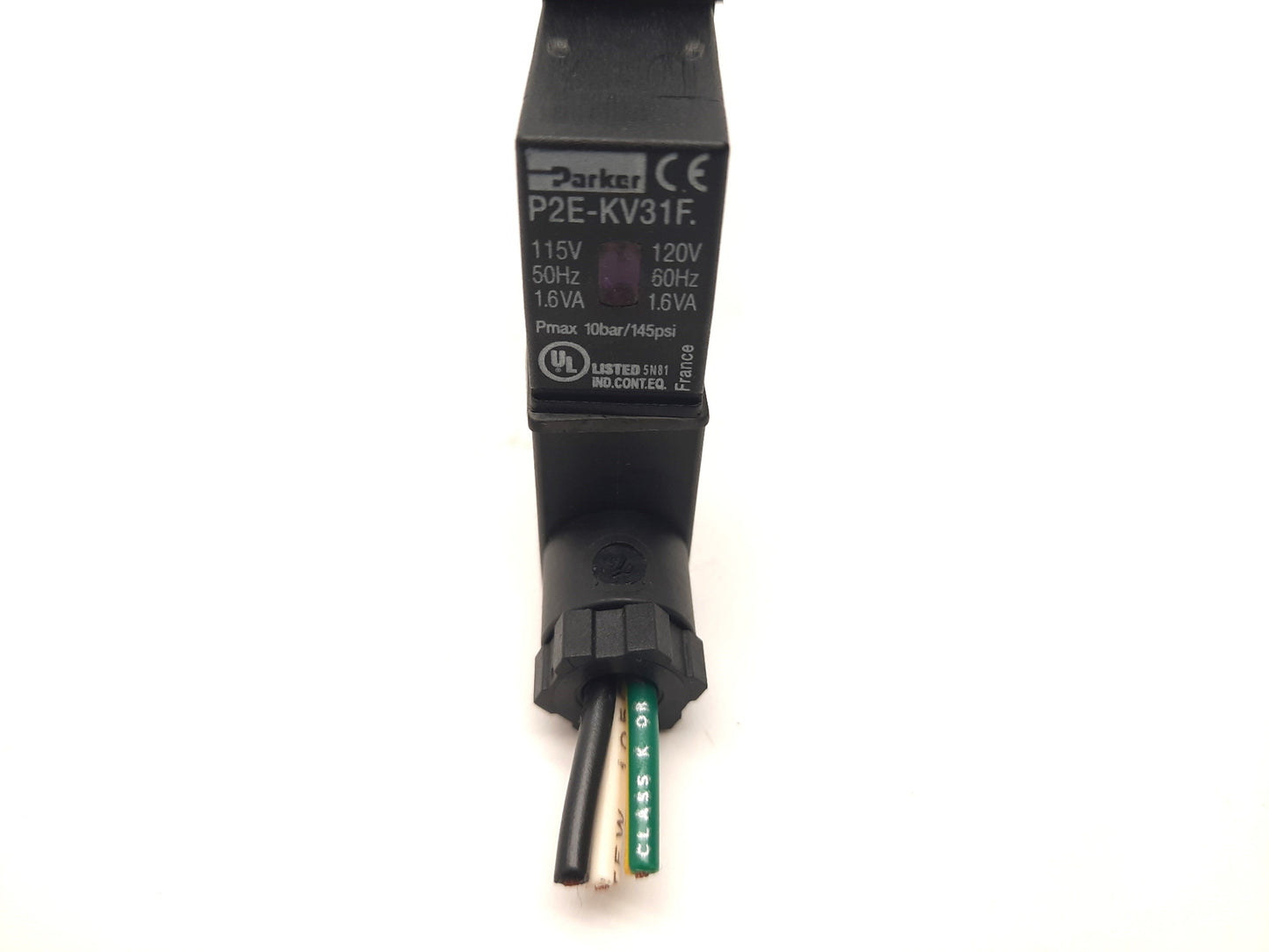 Used Parker B320BB553C Pneumatic Solenoid Valve 2 Pos 5 Port 115/120VAC 150 PSI