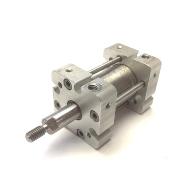 Used Bimba FS-040.375-MMTEE0.5 Square Flat-1 Cylinder, Bore: 0.75", Stroke: 0.375"