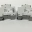 Used Lot of 2 Eaton WMZS2D05 Miniature Circuit Breaker 2-Pole, 5A, 277/480VAC D Curve