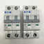 Used Lot of 2 Eaton WMZS2D05 Miniature Circuit Breaker 2-Pole, 5A, 277/480VAC D Curve
