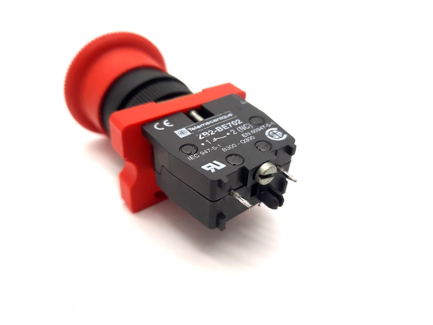 Used Schneider Telemecanique E-Stop Push Button ZB2-BE702 Contact NC Circuit Board