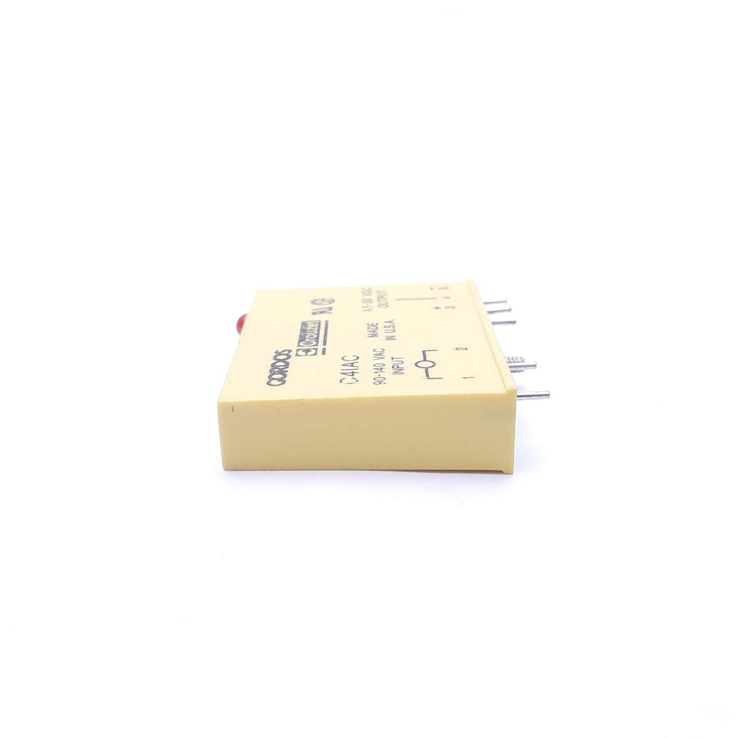 Used Gordos Crouzet C4IAC Solid State Relay, 90-140 VAC Input, 4.5-30 VDC Output