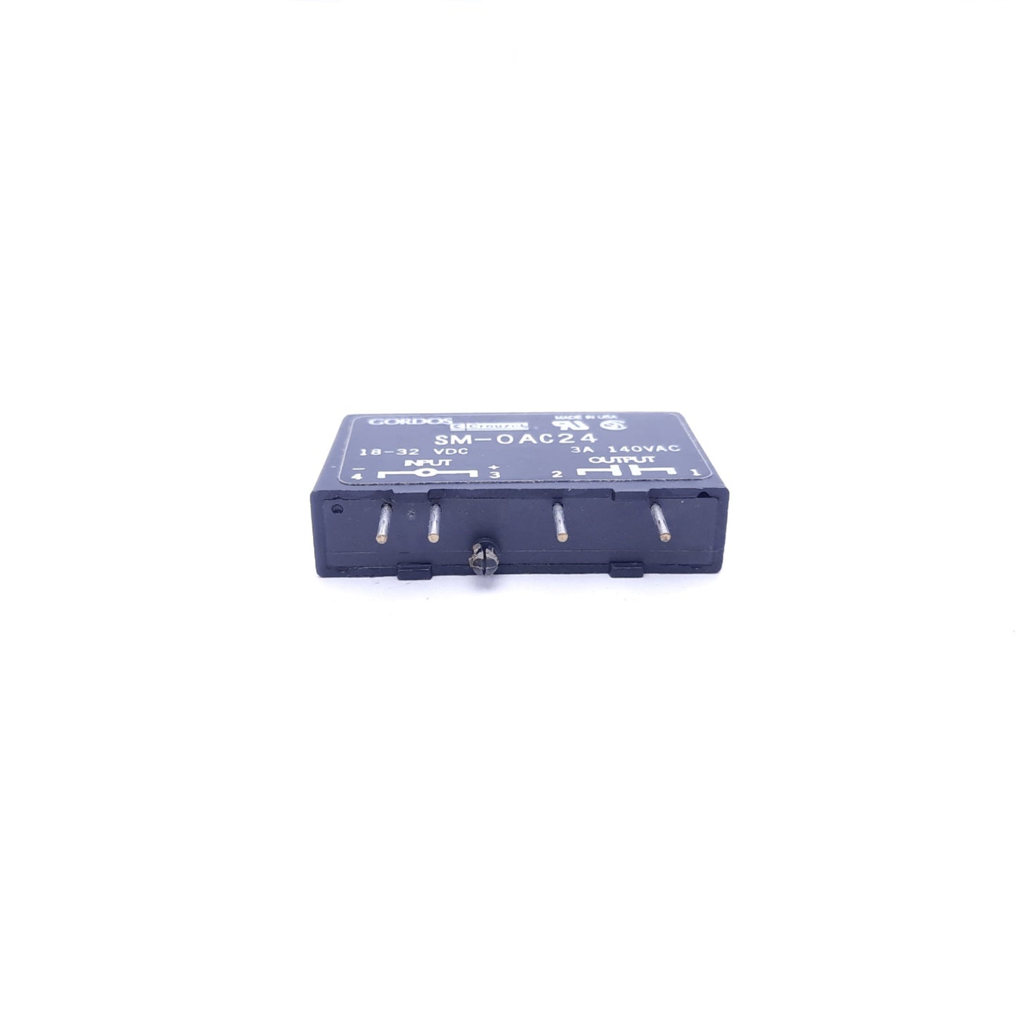 Used Gordos Crouzet SM-OAC24 Solid State Relay, 18-32 VDC Input, 140 VAC 3A Output