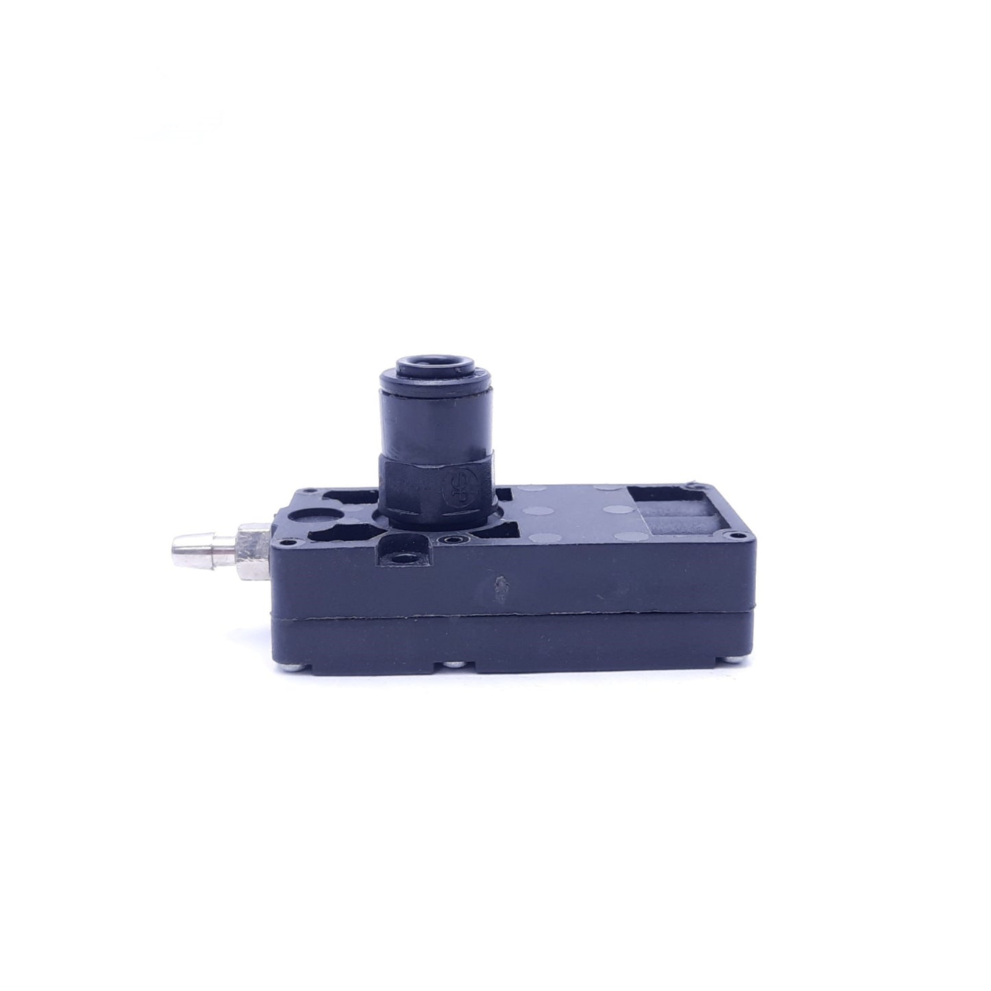 Used PIAB X10-32.01.084 Vacuum Pump, 18in-Hg, 87 PSI/0.6 MPa, 1/8" NPT & 10-32 Ports