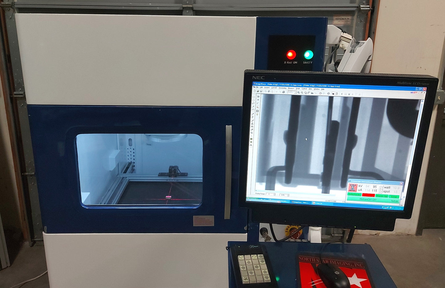 Used Scienscope X-SCOPE 2300 X-Ray Inspection System 130kV 4-Axis 1920x1080 110-230V