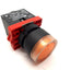 Used Telemecanique ZB2-BW0675 Amber Pilot Light Push Button Contact Pins NC & NO