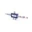 Used Pneumadyne A4C-157-DP Double Push Button Valve, 5/32" Push-in, 125 PSI