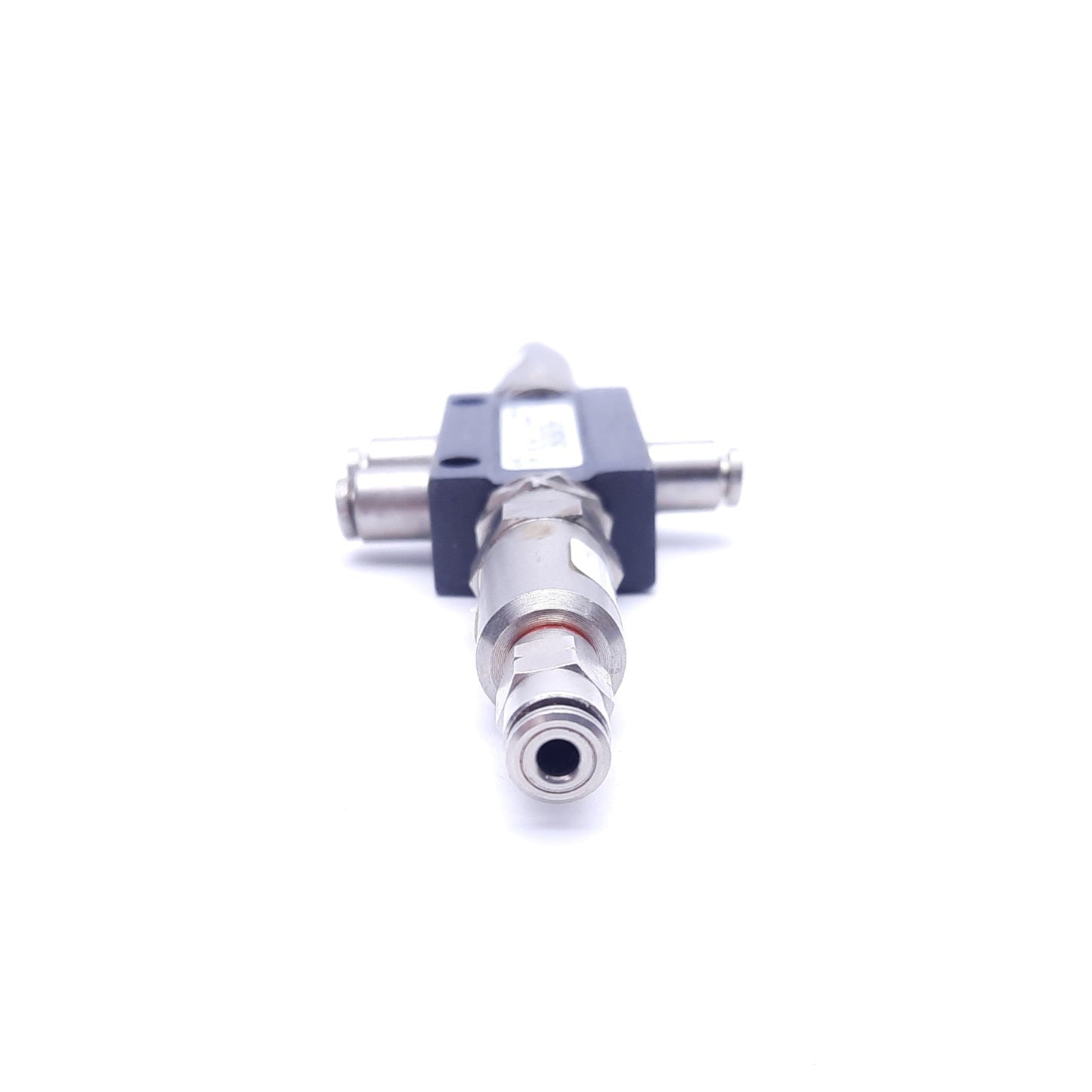 Used Pneumadyne A4C-157-DP Double Push Button Valve, 5/32" Push-in, 125 PSI