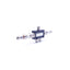 Used Pneumadyne A4C-157-DP Double Push Button Valve, 5/32" Push-in, 125 PSI