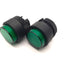 Used Lot of 2 Schneider Telemecanique ZB2 Harmony XAC XACA Green Push Button Cover
